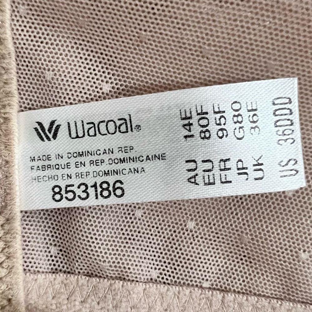 Wacoal 853186 Retro Chic Full Figure Underwire 36DDD - Picture 7 of 8